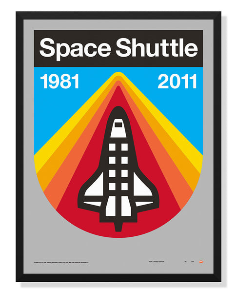 Space Shuttle Poster By Aaron Draplin