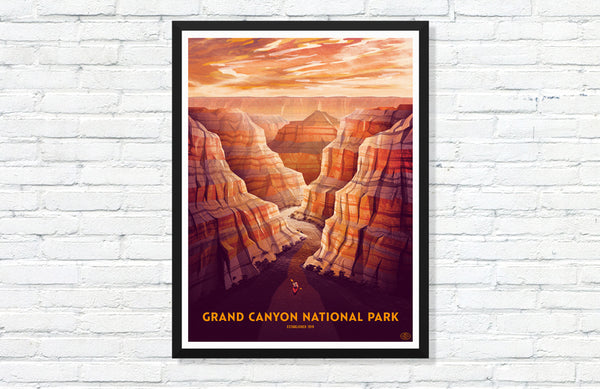 Grand Canyon National Park Poster by DKNG