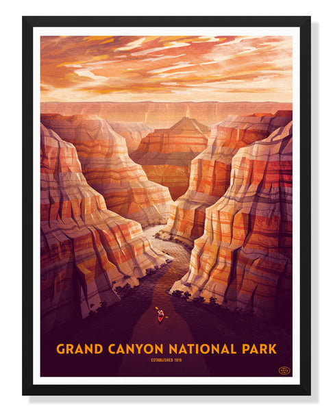 Grand Canyon National Park Poster by DKNG