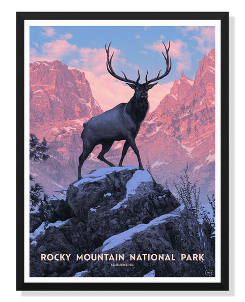 Rocky Mountain National Park Poster by Rory Kurtz