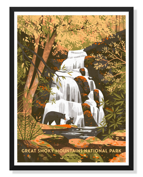 Great Smoky Mountains National Park Poster by Chris Turnham