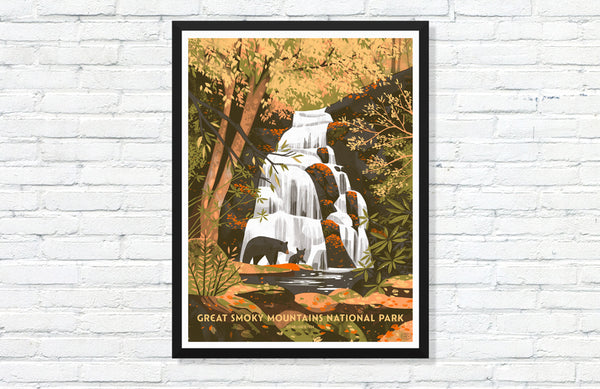 Great Smoky Mountains National Park Poster by Chris Turnham